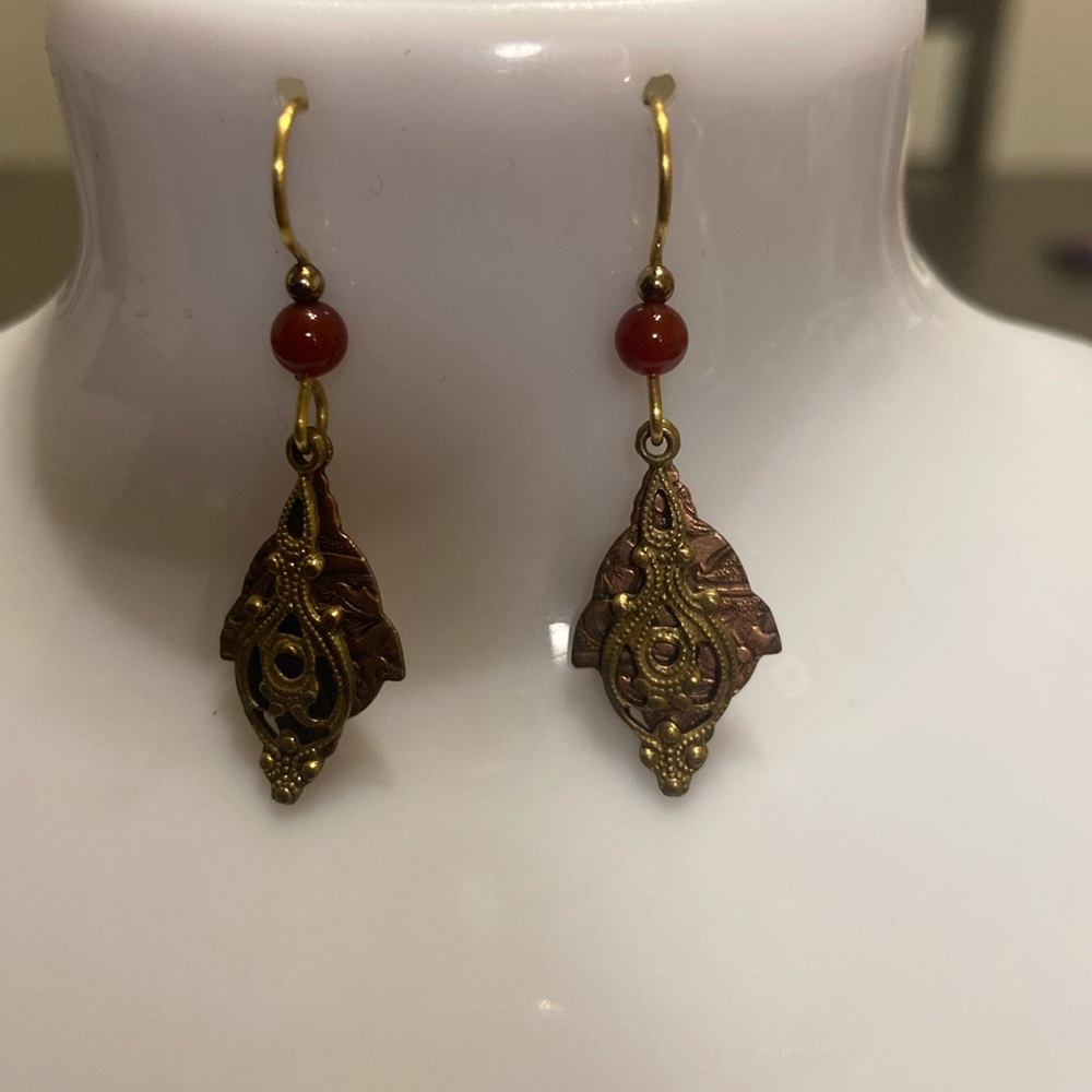 Silver Forest Dangling Earrings
